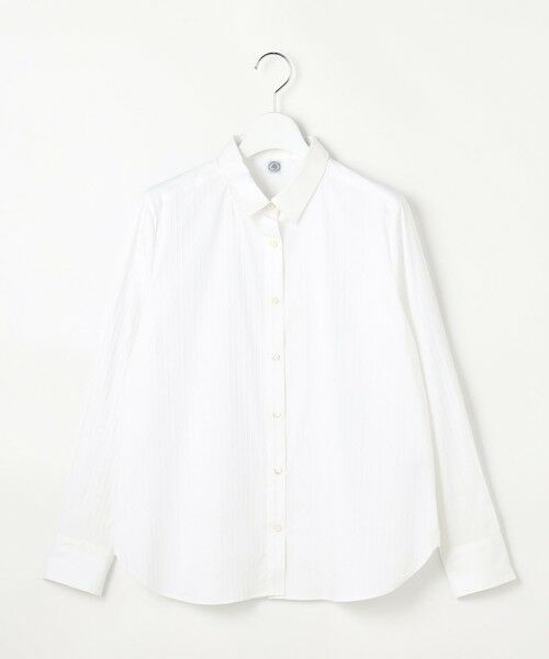 J.PRESS / ジェイプレス シャツ・ブラウス | BEZコットンナイロン ストライプ シャツカラー ブラウス | 詳細12