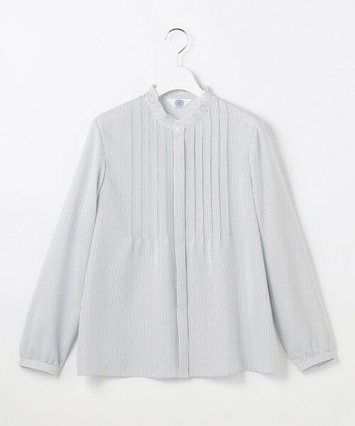 J.PRESS / ジェイプレス シャツ・ブラウス | ソフトジョーゼット ストライプ プリント ブラウス | 詳細5