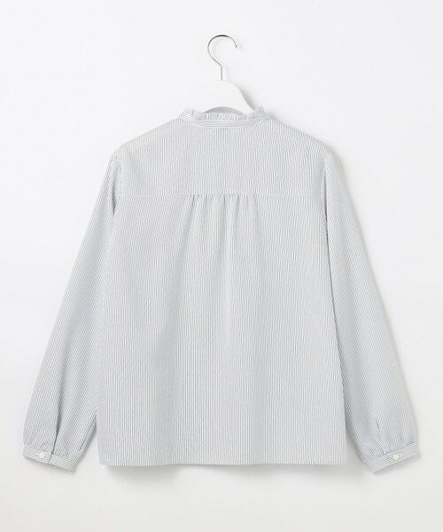 J.PRESS / ジェイプレス シャツ・ブラウス | ソフトジョーゼット ストライプ プリント ブラウス | 詳細6