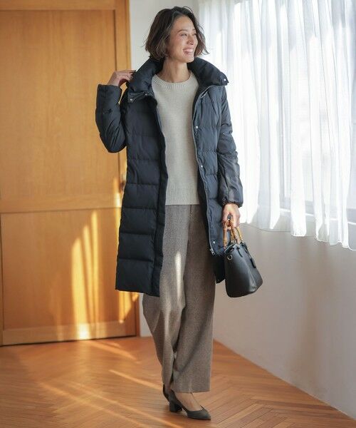 J.PRESS / ジェイプレス ダウンジャケット・ベスト | 【洗える・2way】タフタダウン ロング丈 コート | 詳細1