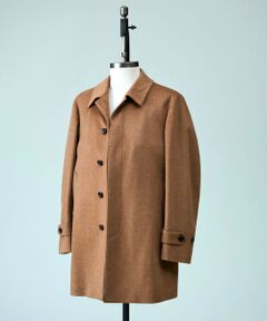 J.PRESS / ジェイプレス ステンカラーコート | ウールとカシミヤの品格素材【定番】ウールカシミヤビーバー ドレスショートコート_25年モデル