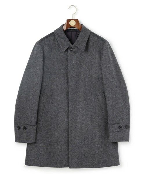 J.PRESS / ジェイプレス ステンカラーコート | ウールとカシミヤの品格素材【定番】ウールカシミヤビーバー ドレスショートコート_25年モデル | 詳細10