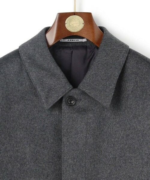 J.PRESS / ジェイプレス ステンカラーコート | ウールとカシミヤの品格素材【定番】ウールカシミヤビーバー ドレスショートコート_25年モデル | 詳細12