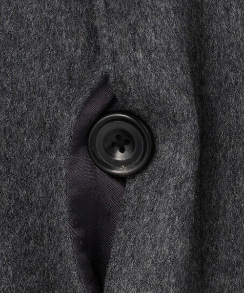 J.PRESS / ジェイプレス ステンカラーコート | ウールとカシミヤの品格素材【定番】ウールカシミヤビーバー ドレスショートコート_25年モデル | 詳細17