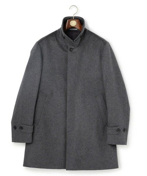 J.PRESS / ジェイプレス ステンカラーコート | ウールとカシミヤの品格素材【定番】ウールカシミヤビーバー ドレスショートコート_25年モデル | 詳細18