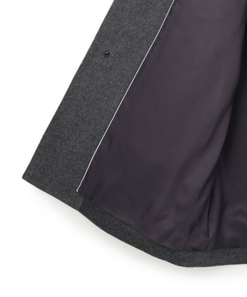 J.PRESS / ジェイプレス ステンカラーコート | ウールとカシミヤの品格素材【定番】ウールカシミヤビーバー ドレスショートコート_25年モデル | 詳細22