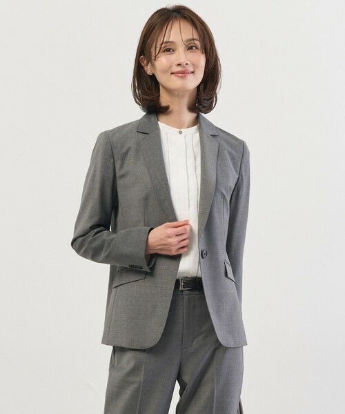 J.PRESS / ジェイプレス テーラードジャケット | 【セットアップ対応】BAHARIYE SOLID テーラード ジャケット(ミディアムグレー系)