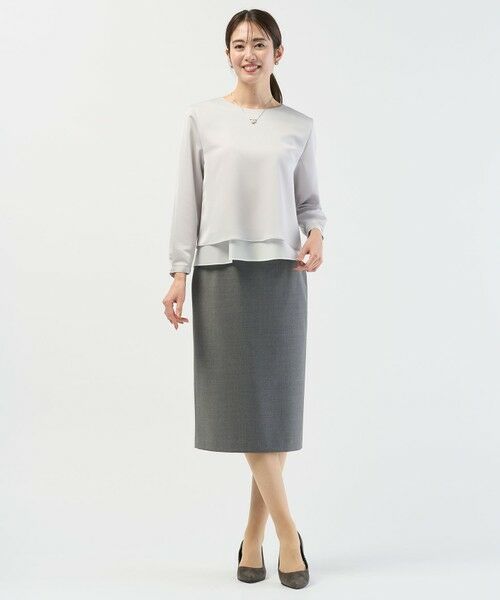 J.PRESS / ジェイプレス カットソー | ハンマーサテン カットソー | 詳細4