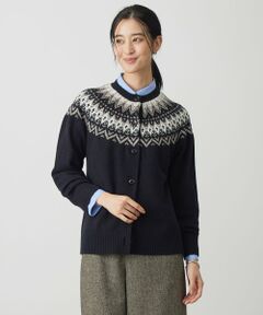 J.PRESS / ジェイプレス カーディガン・ボレロ | FAIR ISLE ニット カーディガン