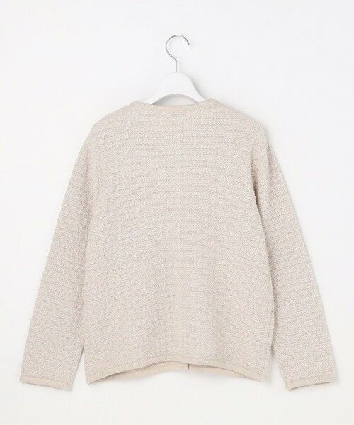 J.PRESS / ジェイプレス ノーカラージャケット | NEW TWEED ニット ジャケット | 詳細8