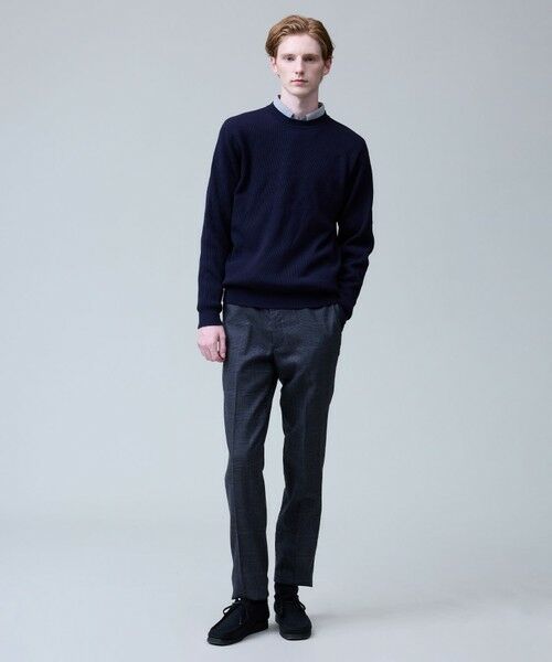 J.PRESS / ジェイプレス ニット・セーター | 温かさと軽さの快適素材【ストレッチ / イージーケア】【FLEX YARN】片畔クルーネック ニット | 詳細12