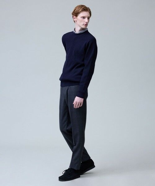 J.PRESS / ジェイプレス ニット・セーター | 温かさと軽さの快適素材【ストレッチ / イージーケア】【FLEX YARN】片畔クルーネック ニット | 詳細13