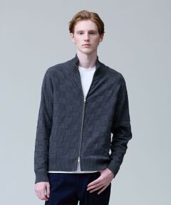 J.PRESS / ジェイプレス カーディガン・ボレロ | 温かさと軽さの快適素材【ストレッチ / イージーケア】【FLEX YARN】リンクスフルジップ  ニットカーディガン