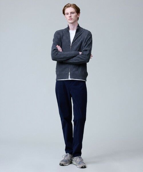 J.PRESS / ジェイプレス カーディガン・ボレロ | 温かさと軽さの快適素材【ストレッチ / イージーケア】【FLEX YARN】リンクスフルジップ  ニットカーディガン | 詳細2