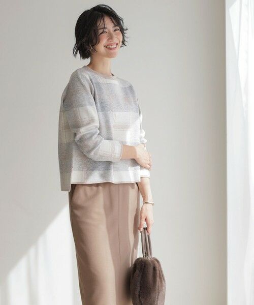 J.PRESS / ジェイプレス ミニ・ひざ丈スカート | SOFTサーモ2way ナロースカート | 詳細17