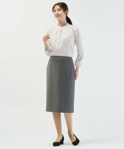 J.PRESS / ジェイプレス ミニ・ひざ丈スカート | 【セットアップ対応】BAHARIYE SOLID スカート | 詳細1