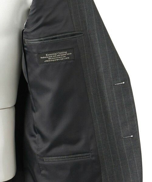 J.PRESS / ジェイプレス セットアップ | 【WEB・一部店舗限定】インテリジェントストライプ スーツ / 総裏 | 詳細10
