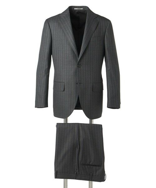 J.PRESS / ジェイプレス セットアップ | 【WEB・一部店舗限定】インテリジェントストライプ スーツ / 総裏(グレー系2)