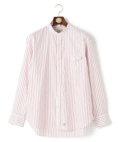 J.PRESS / ジェイプレス シャツ・ブラウス | 【WEB・一部店舗限定】ドビーマルチストライプ バンドカラーシャツ