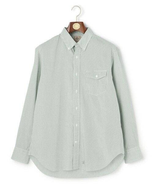 J.PRESS / ジェイプレス シャツ・ブラウス | 【WEB・一部店舗限定】ストライプ シャツ / B.D.（グリーン系1）