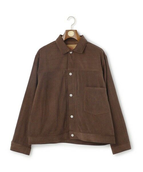 J.PRESS / ジェイプレス ブルゾン | 【WEB・一部店舗限定】トリコットコーデュロイ トラッカージャケット（ブラウン系）