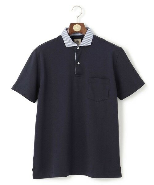 J.PRESS / ジェイプレス ポロシャツ | 【WEB・一部店舗限定】バーズアイカノコ ポロシャツ（ネイビー系）