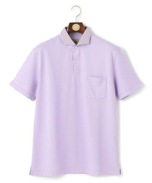 J.PRESS / ジェイプレス ポロシャツ | 【WEB・一部店舗限定】バーズアイカノコ ポロシャツ（パープル系）