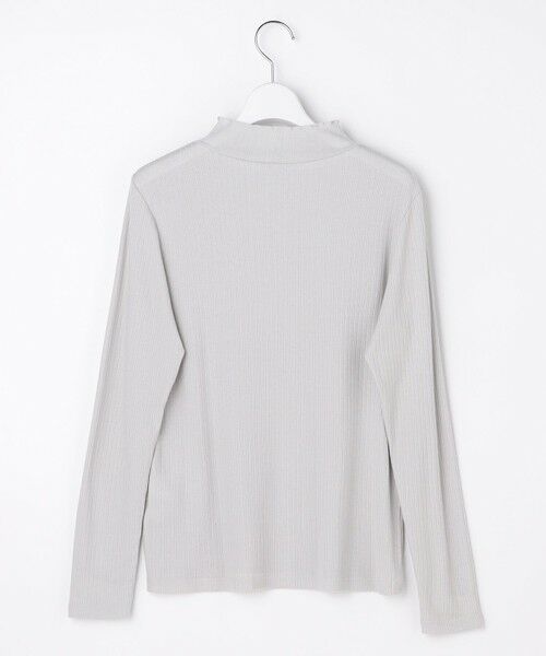 J.PRESS / ジェイプレス カットソー | シルク混ベアテレコ ハイネック シアー カットソー | 詳細7