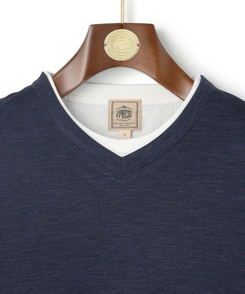 J.PRESS / ジェイプレス カットソー | 【WEB・一部店舗限定】Vネックフェイクレイヤード ロングスリーブTシャツ | 詳細2