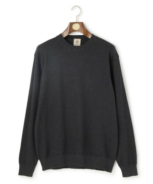 J.PRESS / ジェイプレス ニット・セーター | 【WEB・一部店舗限定】レーヨンナイロンクルーネック ニット（グレー系）