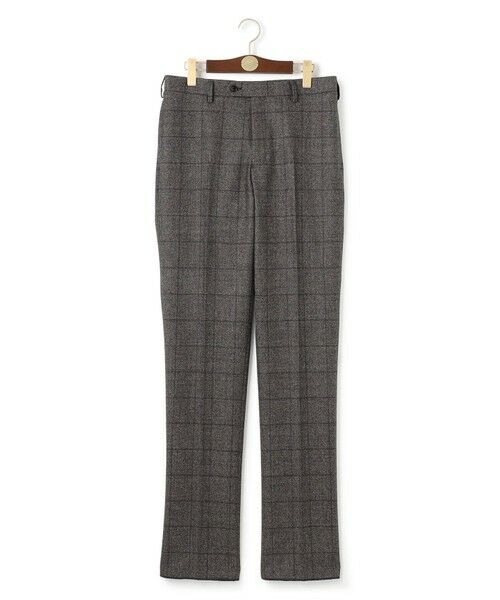 J.PRESS / ジェイプレス スラックス・ドレスパンツ | 【WEB・一部店舗限定】ソフトタッチツイスト ウィンドーペーン スラックス（ダークブラウン系4）