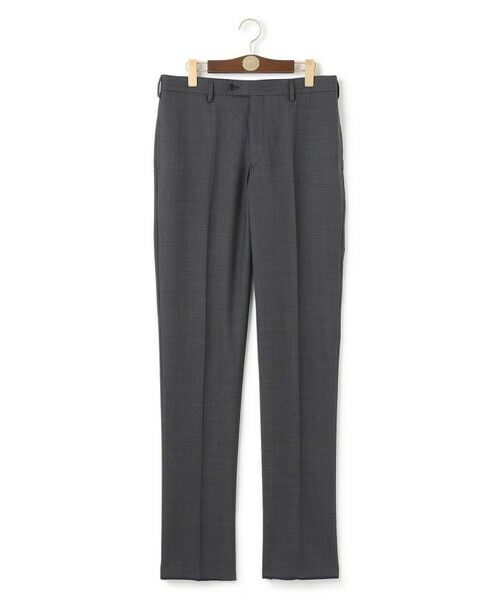 J.PRESS / ジェイプレス スラックス・ドレスパンツ | 【WEB・一部店舗限定】マイクロハウンドトゥース スラックス（グレー系8）