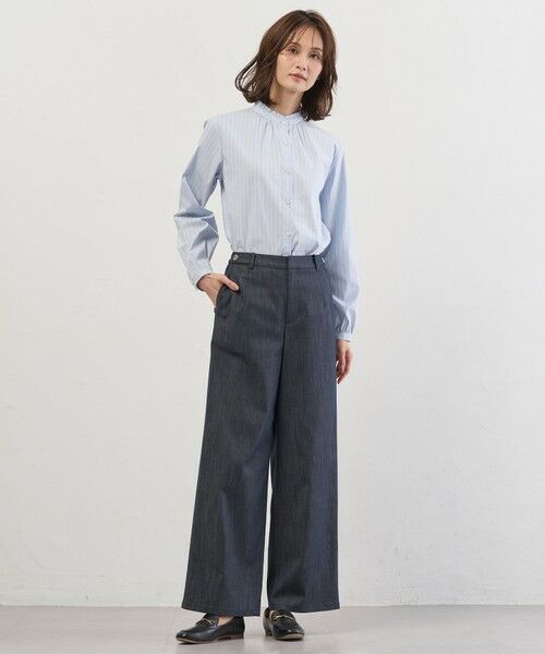 J.PRESS / ジェイプレス その他パンツ | セルロースシャンブレー セミワイド パンツ | 詳細7