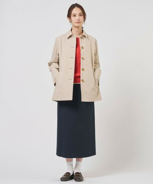 J.PRESS / ジェイプレス ミニ・ひざ丈スカート | チノストレッチ ナロー スカート | 詳細8