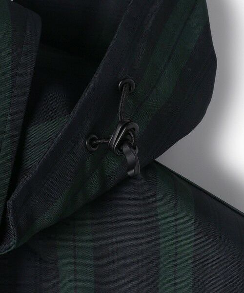 J.PRESS / ジェイプレス ステンカラーコート | 【オンオフ兼用 / ストレッチ / 撥水 / 洗える】トリコット3レイヤーバルマカンショートコート / フードデタッチャブル | 詳細14