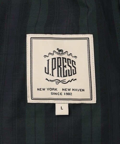 J.PRESS / ジェイプレス ステンカラーコート | 【オンオフ兼用 / ストレッチ / 撥水 / 洗える】トリコット3レイヤーバルマカンショートコート / フードデタッチャブル | 詳細15