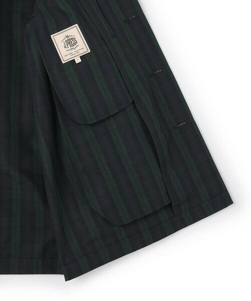 J.PRESS / ジェイプレス ステンカラーコート | 春の通勤にも【オンオフ兼用 / ストレッチ / 撥水】フードデタッチャブル バルマカンショートコート | 詳細26