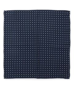 J.PRESS / ジェイプレス ハンカチ | ハンドプリントドット チーフ