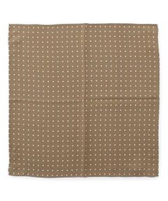 J.PRESS / ジェイプレス ハンカチ | ハンドプリントドット チーフ