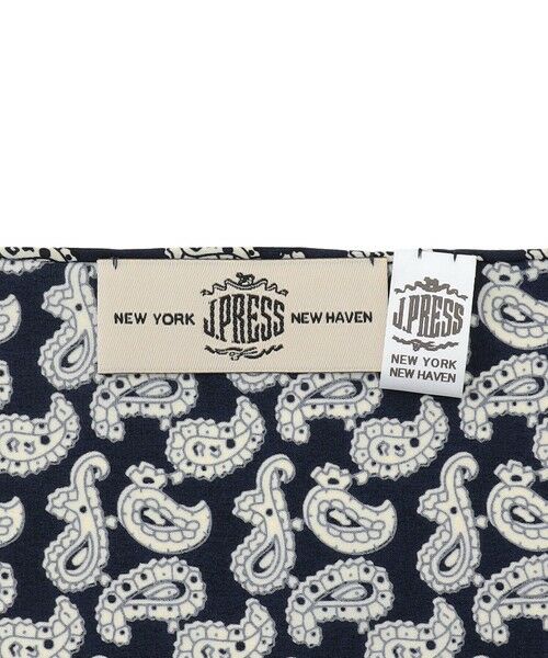 J.PRESS / ジェイプレス ハンカチ | ハンドプリントペイズリー チーフ | 詳細2