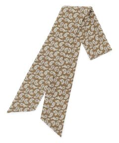 J.PRESS / ジェイプレス バンダナ・スカーフ | ハンドプリントペイズリー ネッカチーフ