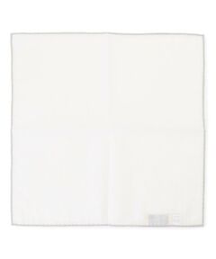 J.PRESS / ジェイプレス ハンカチ | 無地ヘムプリントリネン チーフ