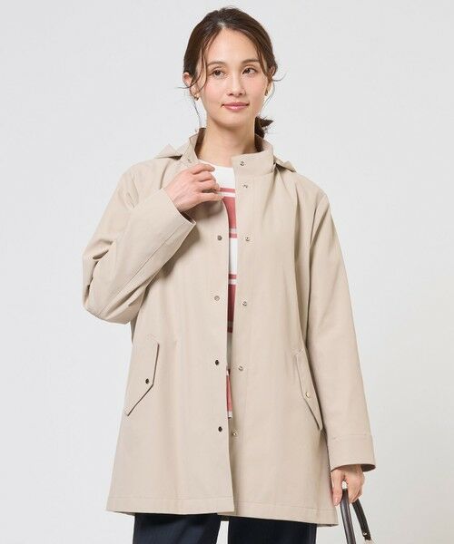 J.PRESS / ジェイプレス その他アウター | 【2way】ドライツイルストレッチ フーデット アウター（ベージュ系）