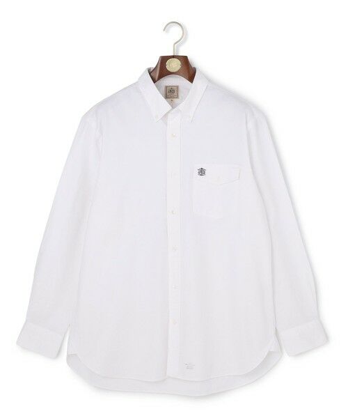 J.PRESS / ジェイプレス シャツ・ブラウス | 【KING SIZE】【IVY SHIRTS / 8色展開】オックスフォードオーバル シャツ /B.D.(ホワイト系)