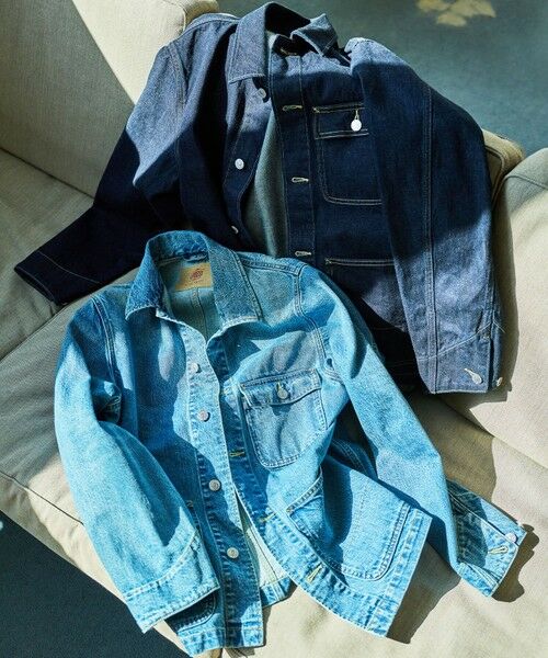 J.PRESS / ジェイプレス Gジャン・デニムジャケット | ヴィンテージライク デニム カバーオール | 詳細1