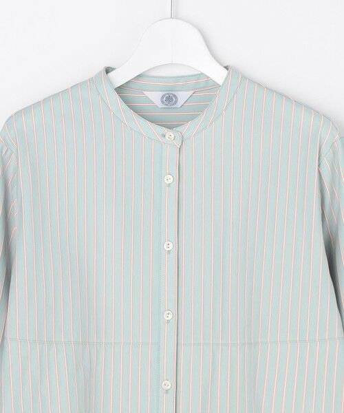 J.PRESS / ジェイプレス カットソー | ストライプジャージー フリル カットソー | 詳細7