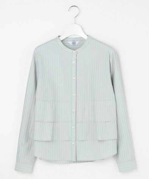 J.PRESS / ジェイプレス カットソー | ストライプジャージー フリル カットソー | 詳細6