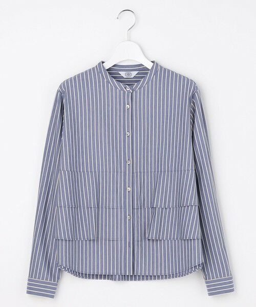 J.PRESS / ジェイプレス カットソー | ストライプジャージー フリル カットソー | 詳細18