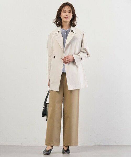 J.PRESS / ジェイプレス カットソー | ストライプジャージー フリル カットソー | 詳細15