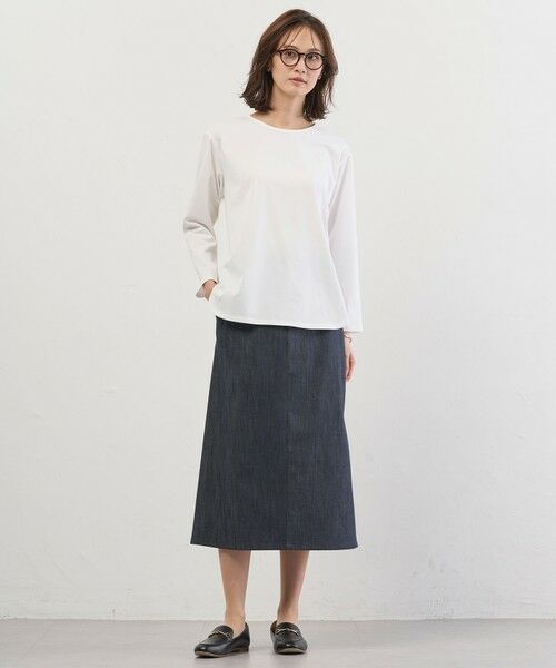 J.PRESS / ジェイプレス カットソー | ベーシックジャージー シャツテール カットソー | 詳細3